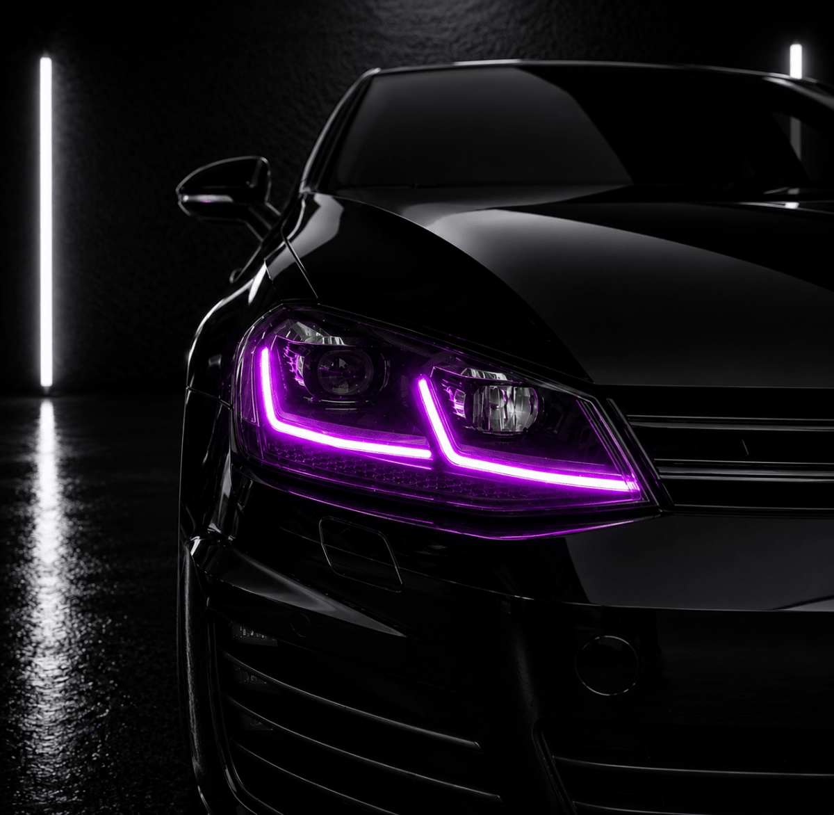 NightLine RGB DRL Boards — VW Golf Mk7.5 GTD / R LINE / TDI - NightLine