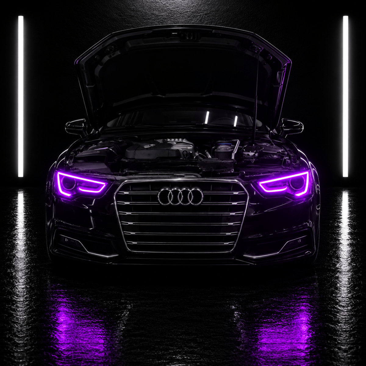 NightLine RGB DRL Boards — Audi A5/S5 F5 (2016–2020) - NightLine