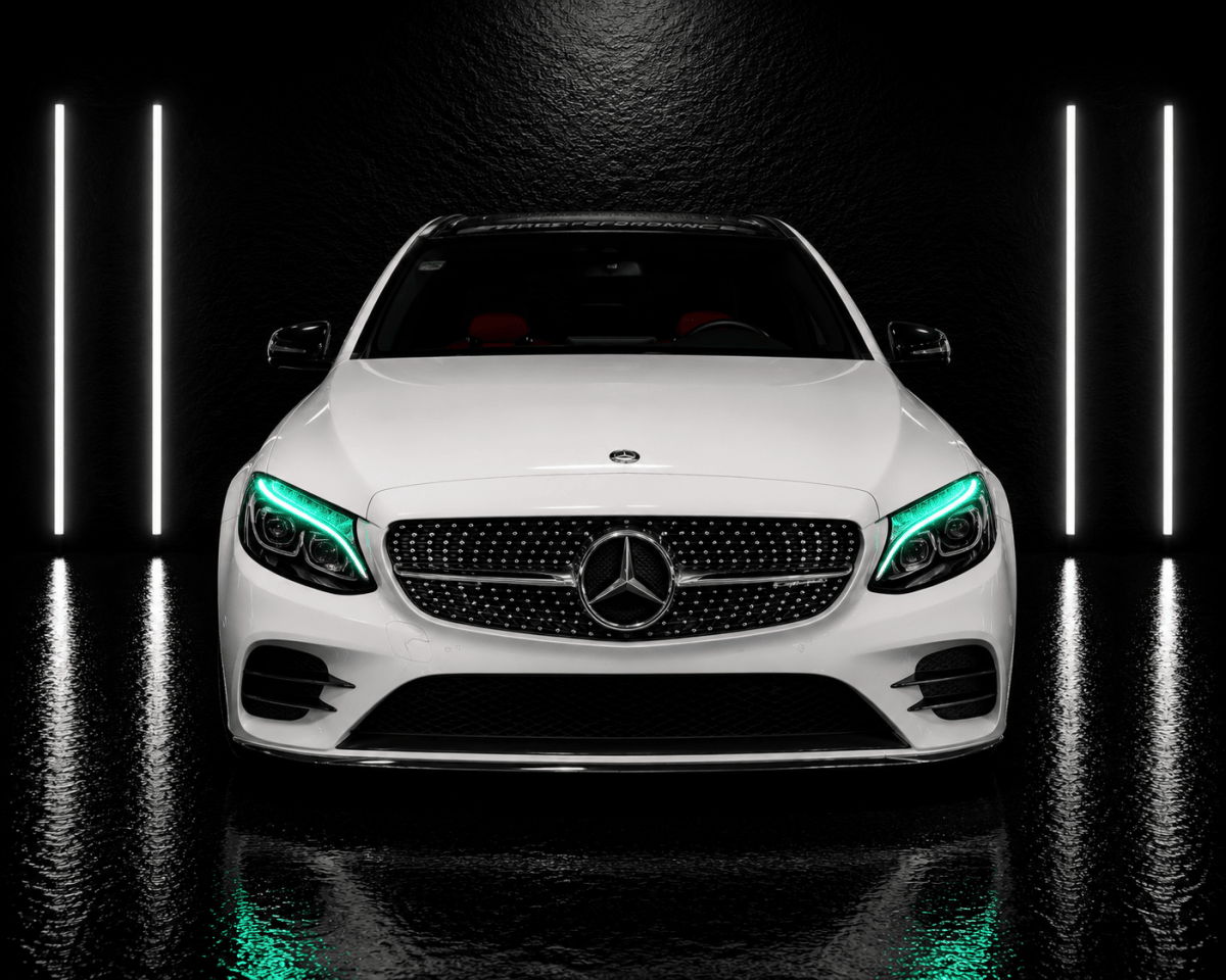 NightLine RGB DRL Boards — Mercedes GLC Class (2016–2019) - NightLine