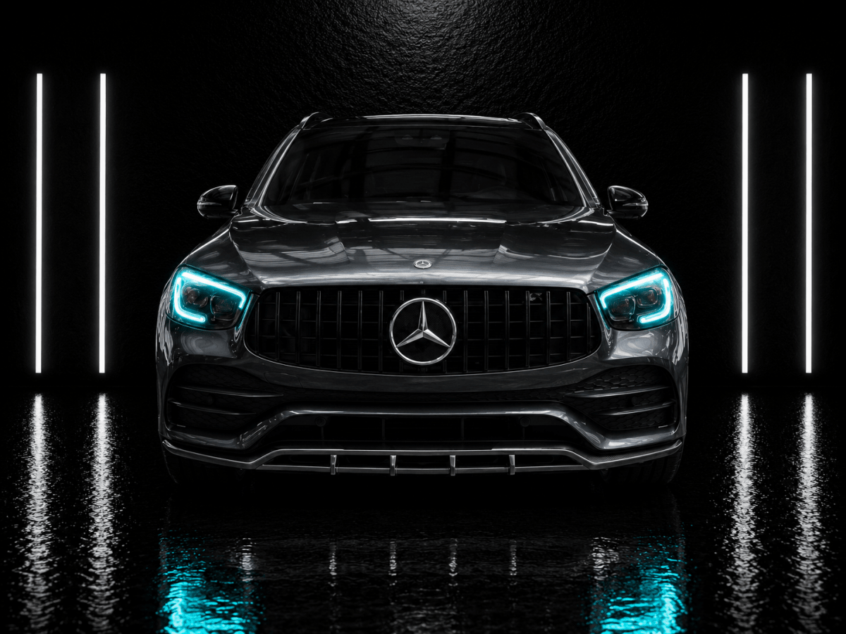 NightLine RGB DRL Boards — Mercedes GLC Facelift X253/C253 (2020–2023) - NightLine