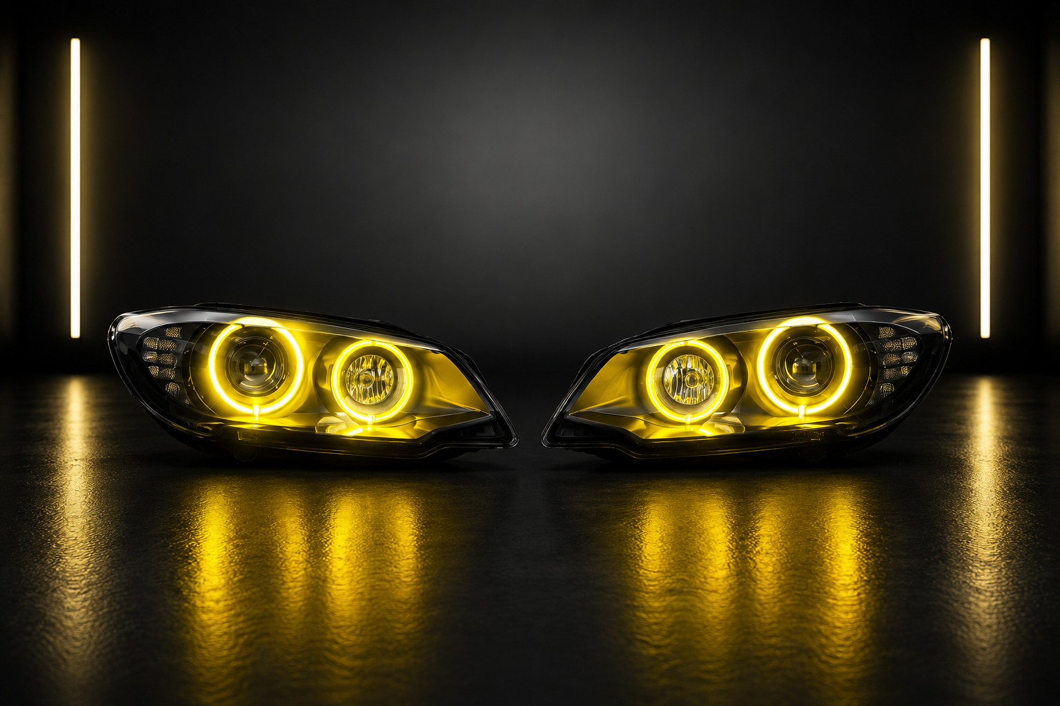 NightLine CSL Style DRL Boards — BMW 3 Series E92/E93 LCI Xenon (2010–2013)