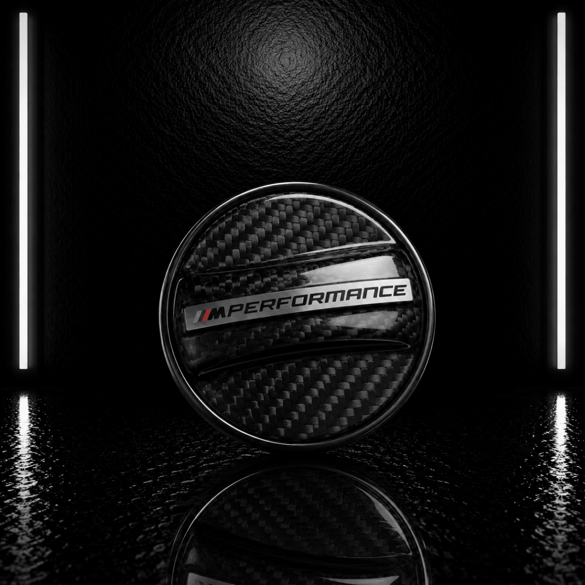 NightLine Performance Dry Carbon Fuel Cap Cover — BMW - NightLine