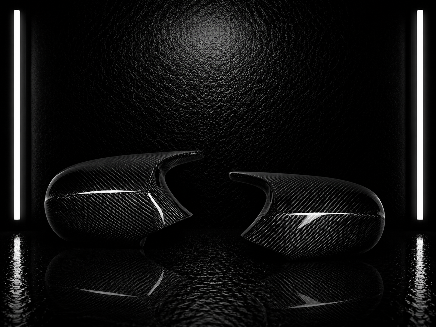 NightLine Carbon Fibre M-Style Mirror Covers — BMW 3 Series E90/E91/E92/E93 Pre-LCI & LCI (2005–2013)