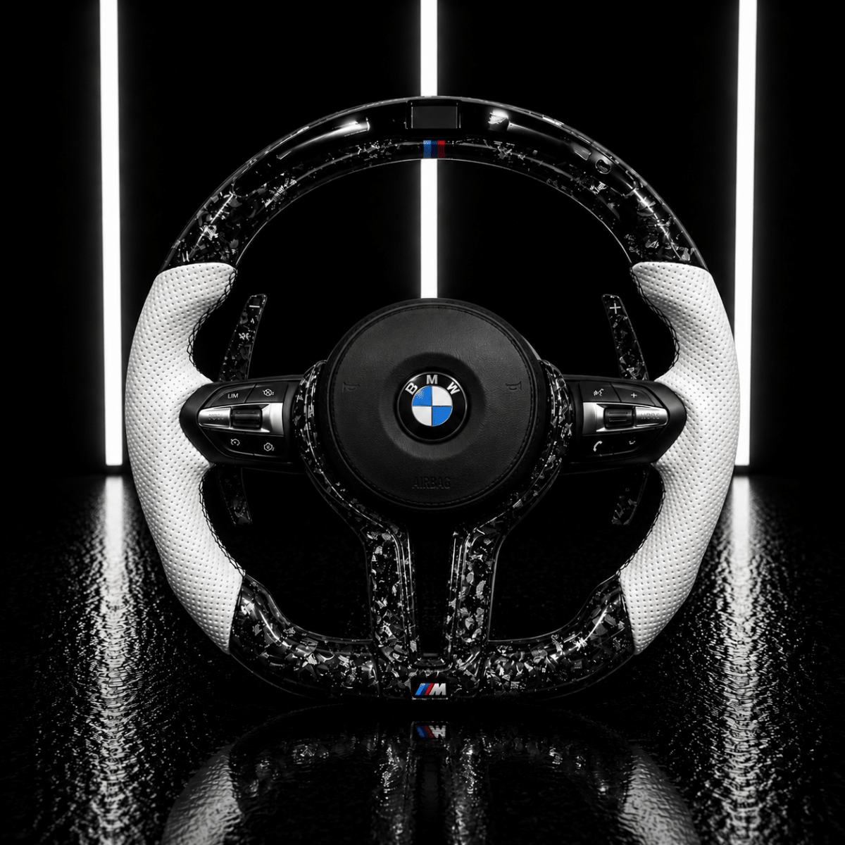NightLine Forged Carbon Series — Steering Wheel | BMW 1 Series F20/F21 (2011–2019) - NightLine
