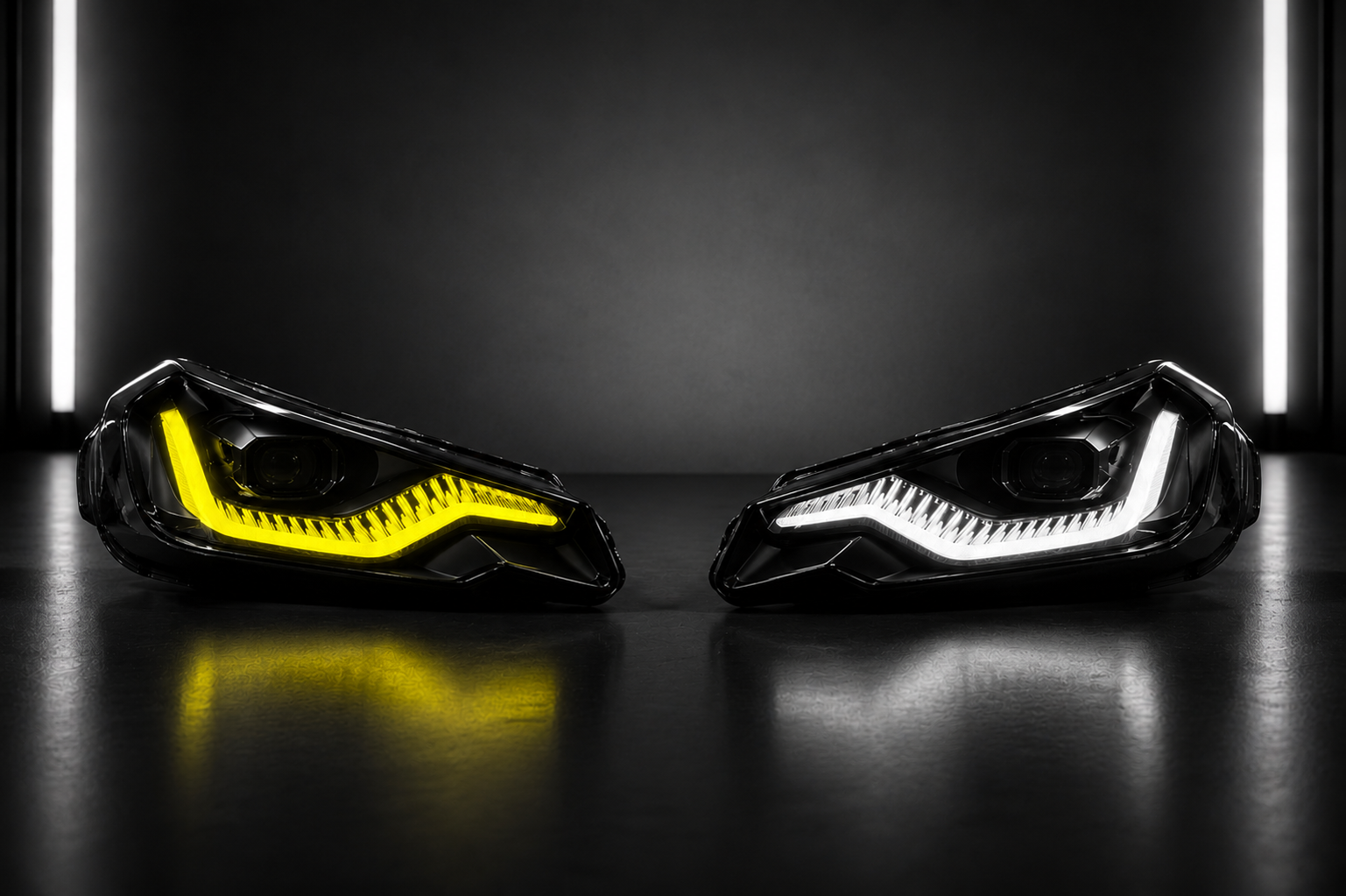 NightLine Yellow & White Color-Switch DRL Modules — BMW M2/M240I G82/G47 (2022–2024)