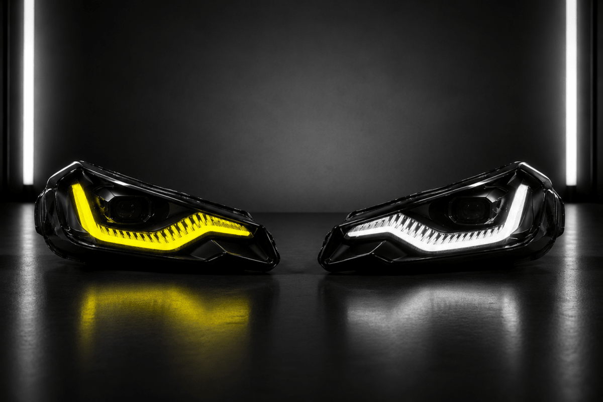 NightLine Yellow & White Color-Switch DRL Modules — BMW M2/M240I G82/G47 (2022–2024) - NightLine