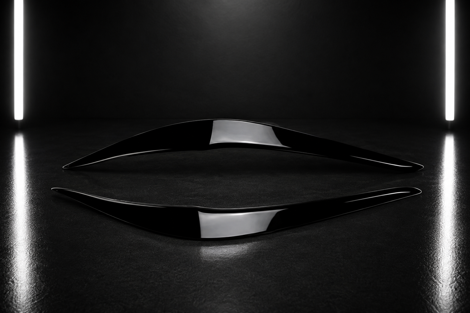 Gloss Black Headlight Eyebrows — BMW 2 Series F22/F23 (2014–2021)