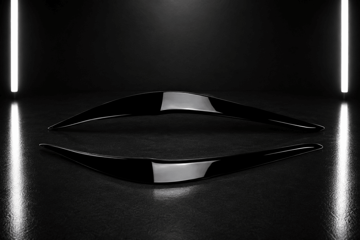 Gloss Black Headlight Eyebrows — BMW 2 Series F22/F23 (2014–2021) - NightLine