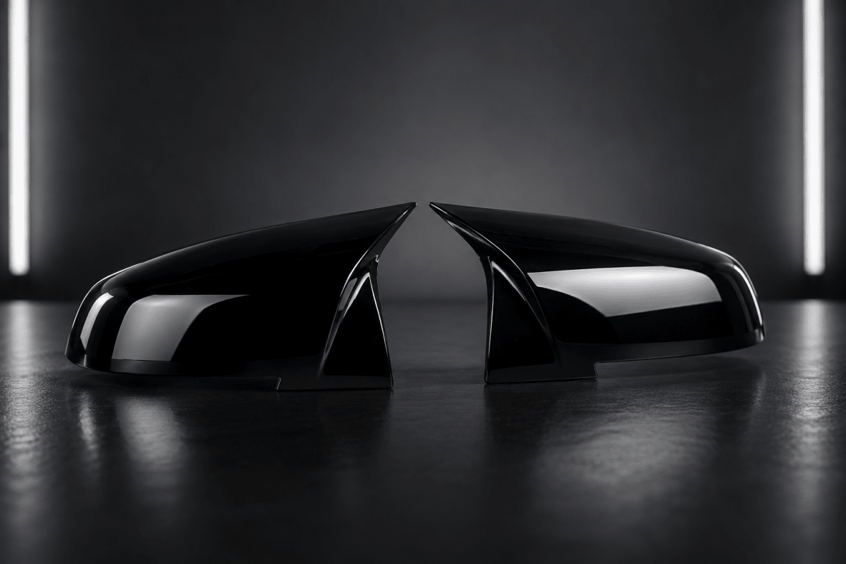 BMW M - Style Mirror Caps — Gloss Black (F20 F21 F22 F30 F31 F32) - NightLine