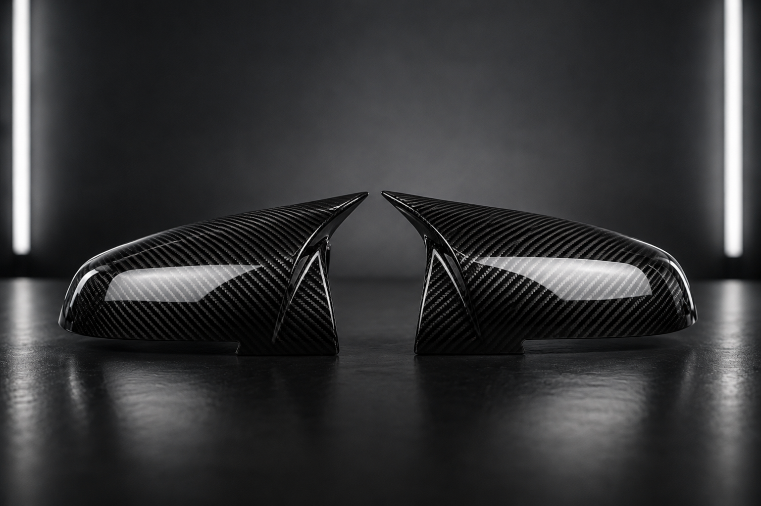 BMW M-Style Mirror Caps — Carbon Fibre (F20 F21 F22 F30 F31 F32)