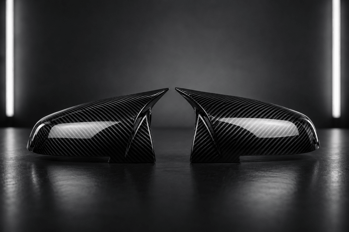 BMW M - Style Mirror Caps — Carbon Fibre (F20 F21 F22 F30 F31 F32) - NightLine