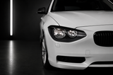 Gloss Black Headlight Eyebrows — BMW 1 Series Halogen F20/F21 Pre-LCI (2011–2015)