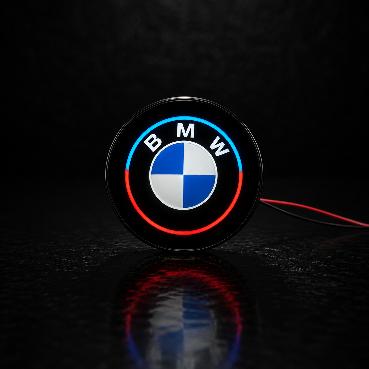 NightLine Iris — LED Badge for BMW