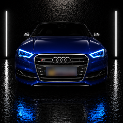 NightLine RGB DRL Boards — Audi A3/S3 8V  (2013–2017)