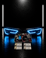 NightLine RGB DRL Boards — Audi A4/S4 B8 (2013–2015)