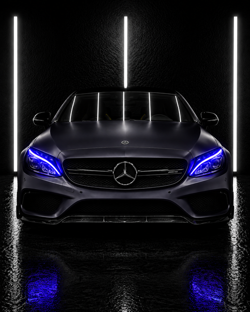 NightLine RGB DRL Boards — Mercedes C-Class (2019)