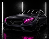 NightLine RGB DRL Boards — Mercedes C-Class W205/S205/A205 & AMG C63 (2014–2019)