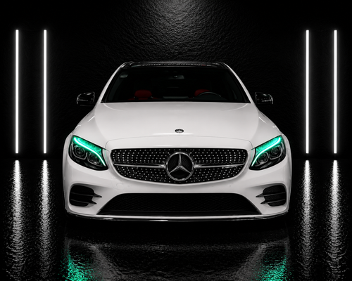 NightLine RGB DRL Boards — Mercedes GLC Class (2016–2019)