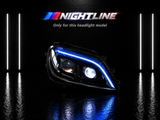 NightLine RGB DRL Boards — Mercedes GLC Class (2016–2019)