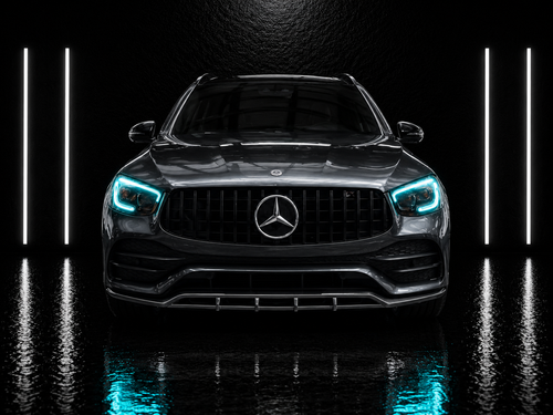 NightLine RGB DRL Boards — Mercedes GLC Facelift X253/C253 (2020–2023)