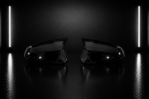 BMW M-Style Mirror Caps – Gloss Black (F40 F44 F45 F46 F48 G29) 2019+