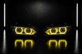 NightLine Yellow DRL Boards — BMW 6 Series F06/F12/F13 Pre-Facelift (2011–2015)