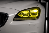 NightLine Yellow DRL Boards — BMW 6 Series F06/F12/F13 Pre-Facelift (2011–2015)
