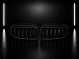 Black Double Slat Kidney Grilles — BMW 3 Series E90/E91 Pre-LCI (2005–2008)