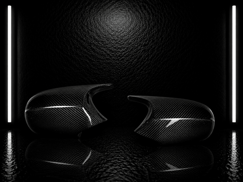 NightLine Carbon Fibre M-Style Mirror Covers — BMW 3 Series E90/E91/E92/E93 Pre-LCI & LCI (2005–2013)