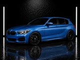 Gloss Black Side Skirts — BMW 1 Series F20/F21/E81/E82/E87/E88 (8pc) - NightLine