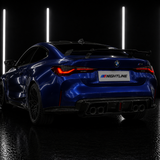 NightLine Dry Carbon MP Style Rear Spoiler Series I — BMW M3 G80 / M4 G82 / 4 Series G22 (2020+)