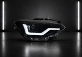 NightLine M2-Style LED Headlights — BMW 1 Series F20/F21 Pre-LCI (2011–2014)