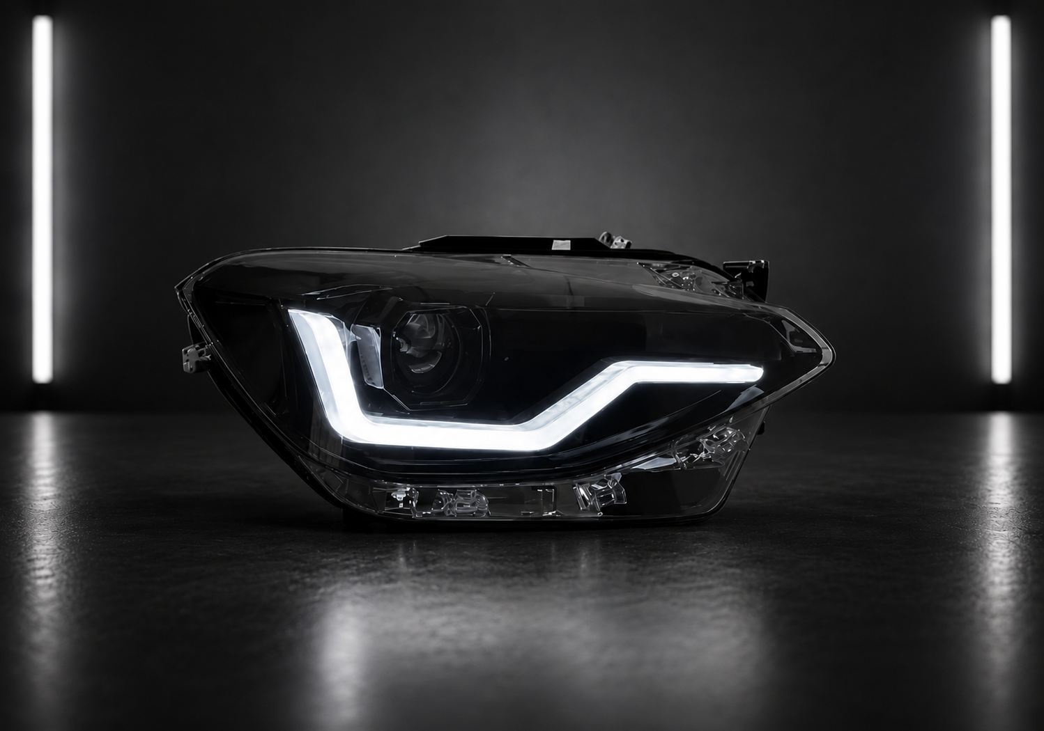 NightLine M2-Style LED Headlights — BMW 1 Series F20/F21 Pre-LCI (2011–2014)