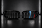 M Colour Stripe Kidney Grilles — BMW 1 Series F20/F21 (2015–2019)