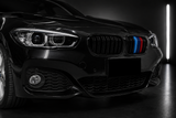 M Colour Stripe Kidney Grilles — BMW 1 Series F20/F21 (2015–2019)