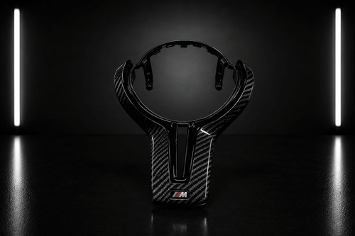 NightLine Carbon Fibre Steering Wheel Trim — Series I | BMW F Chassis M Sport