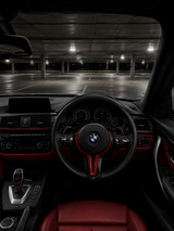 NightLine Carbon Fibre Steering Wheel Trim — Series I | BMW F Chassis M Sport