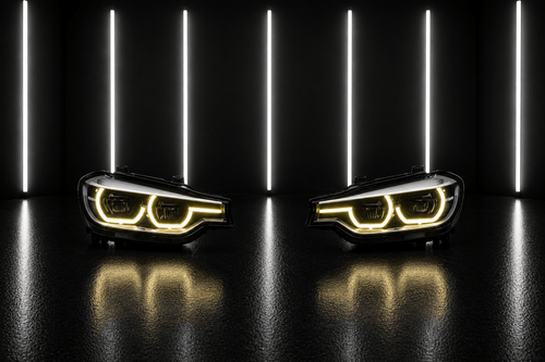 CSL Style Yellow Angel Eye DRL Module Set — BMW 3 Series F30/F31/F35 (2011–2015)