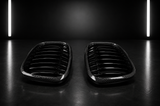 Carbon Fibre Double Slat Kidney Grilles — BMW 1 Series F20/F21 Pre-LCI (2011-2015)