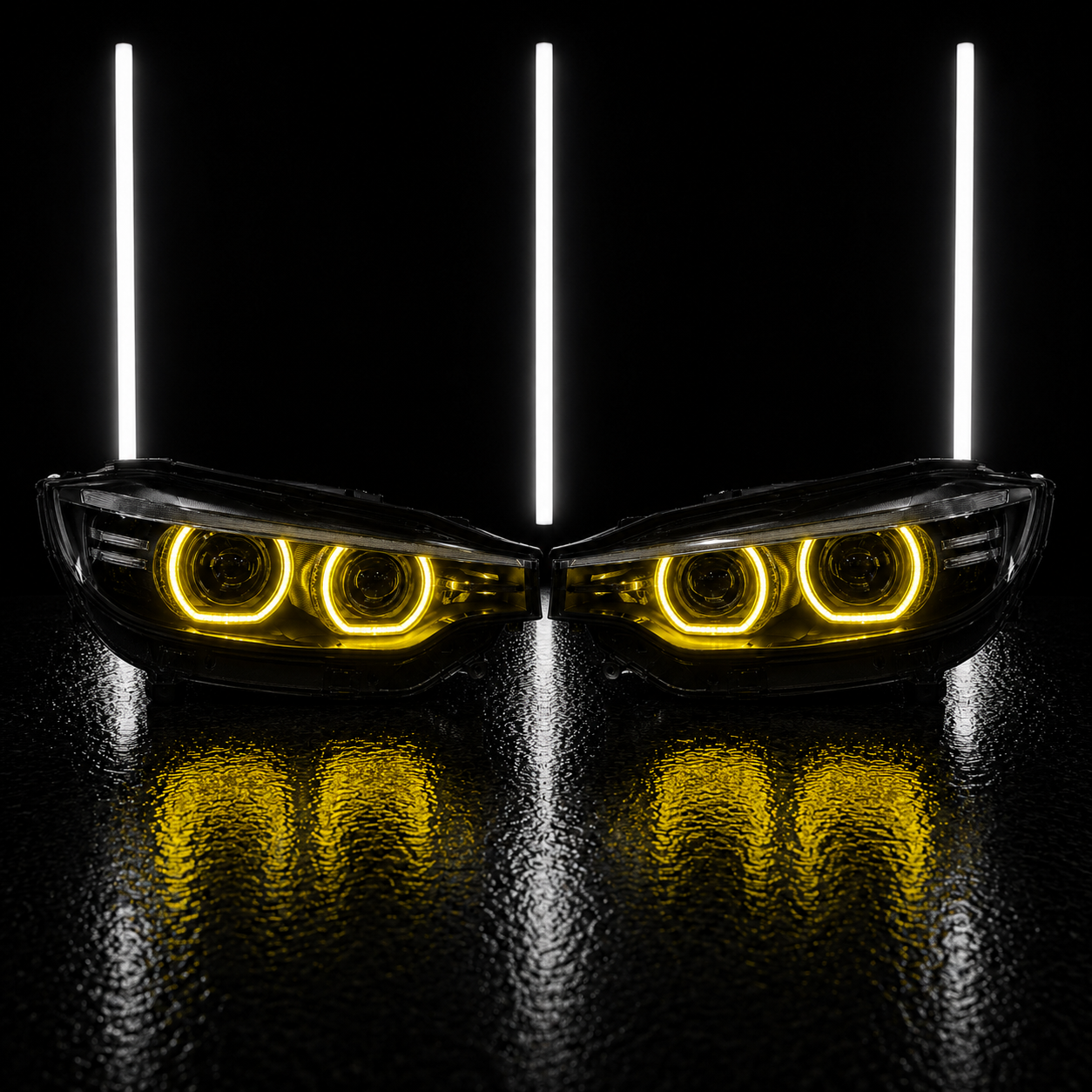 CSL Style Yellow DRL Modules — BMW 4 Series LCI F32/F33/F36 & M3/M4 (2017–2020)