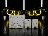CSL Style Yellow DRL Modules — BMW 4 Series Pre-LCI F32/F33/F36 (2014–2016)