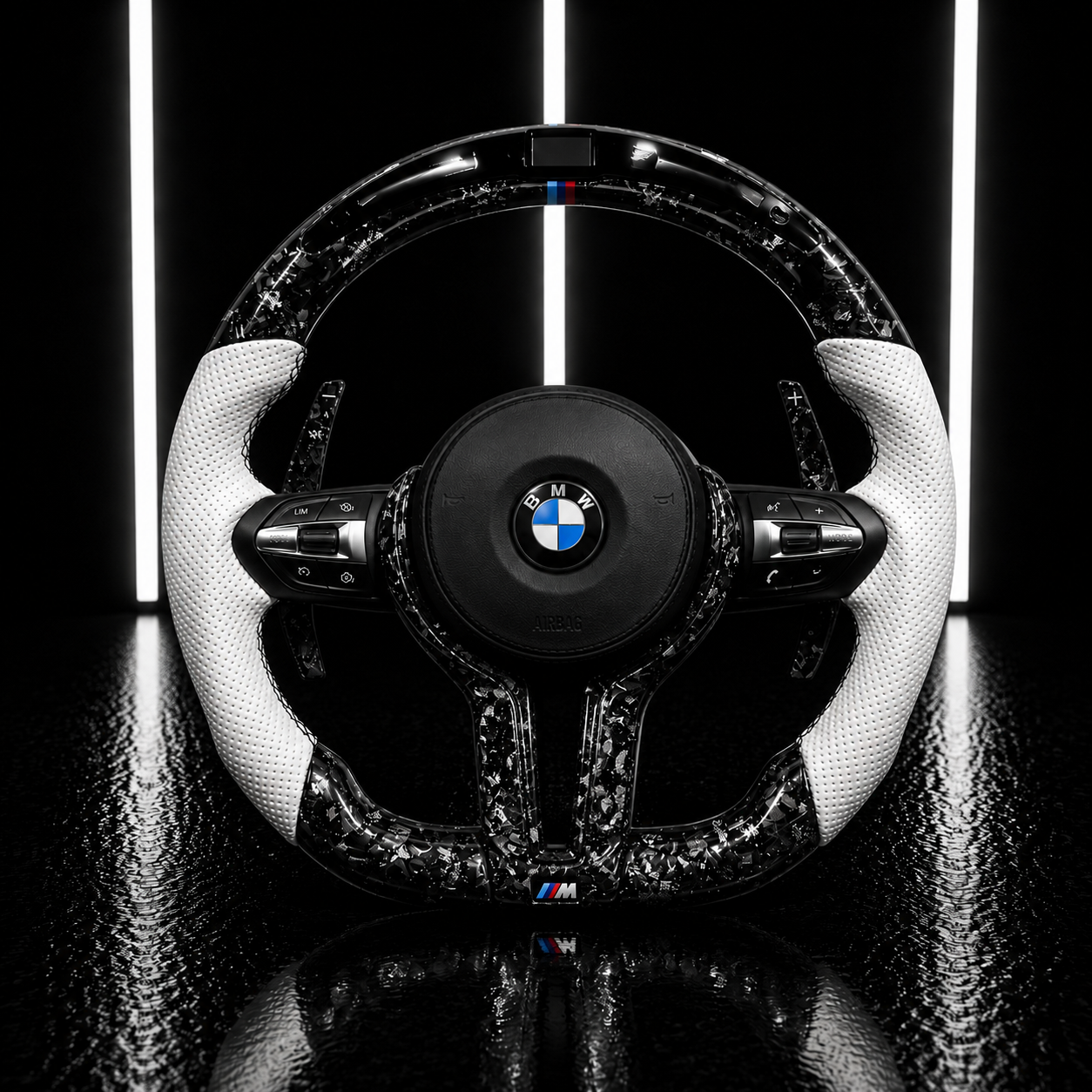 NightLine Forged Carbon Series — Steering Wheel | BMW 1 Series F20/F21 (2011–2019)