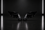 Gloss Black Rear Canard Splitter Set — BMW 1 Series F40 M Pack (2019–2024)