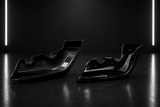 Gloss Black Rear Canard Splitter Set — BMW 1 Series F40 M Pack (2019–2024)