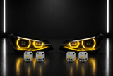 Yellow Angel Eyes DRL — BMW 1 Series F20 Pre-LCI
