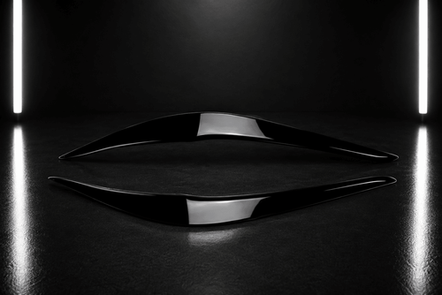 Gloss Black Headlight Eyebrows — BMW 2 Series F22/F23 (2014–2021)