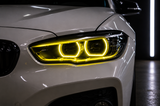 Yellow Angel Eyes DRL — BMW 1 Series F20/F21 LCI (2015–2019)