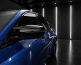 Gloss Black M-Style Mirror Caps – BMW 3 5 7 8 Series G20 G21 G30 G11 G12 G15 (2016–2021)