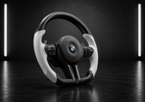 NightLine Carbon Fibre Steering Wheel — White Leather (BMW 1 2 3 4 Series)