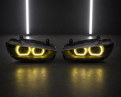 Yellow Angel Eyes DRL — BMW 1 Series F20/F21 LCI (2015–2019)